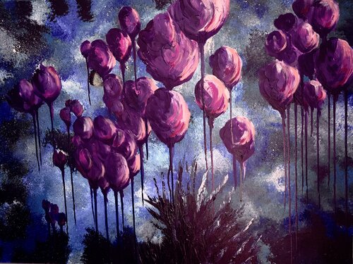 Jardin de rêves van Isabelle Gosselin, Schilderij te koop op Singulart