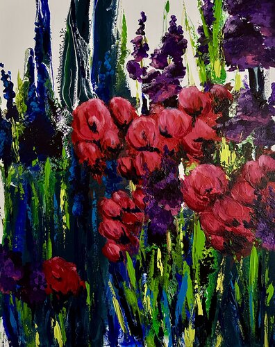 Éveil des sens van Isabelle Gosselin, Schilderij te koop op Singulart