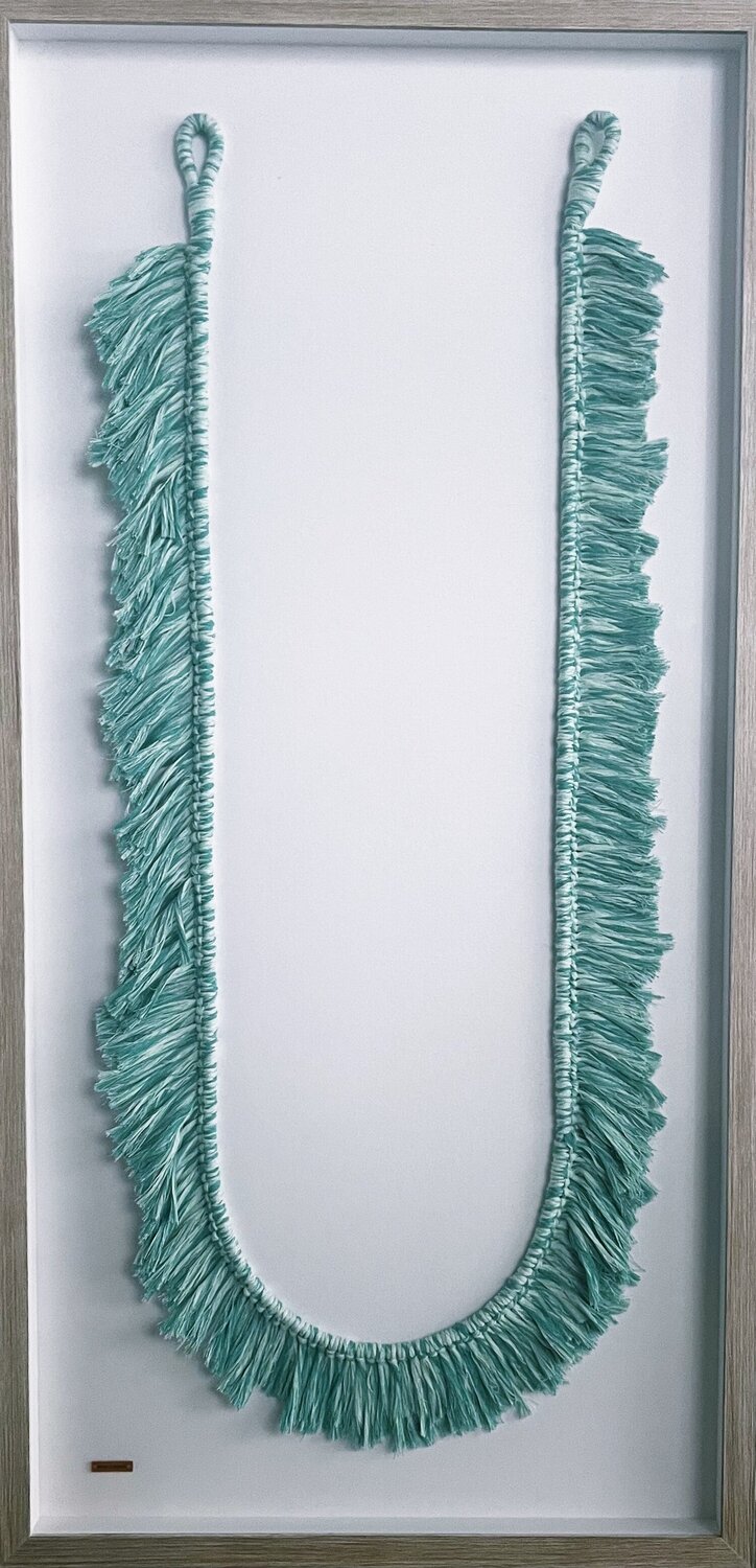 Jasper fringe necklace Monica Avayou