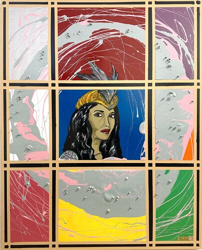 PERSIAN QUEEN by IYAD HASHEM, Painting for Sale on Singulart