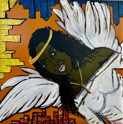 PHILLY ANGEL di IYAD HASHEM, Pittura in vendita su Singulart