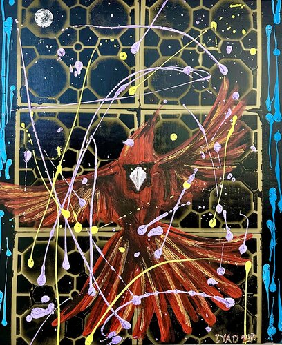 ARABIAN BIRD by IYAD HASHEM, Painting for Sale on Singulart