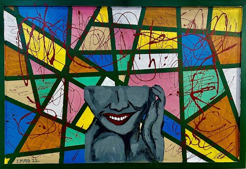 YOUR SMILE KILLS ME von IYAD HASHEM, Malerei kaufen auf Singulart