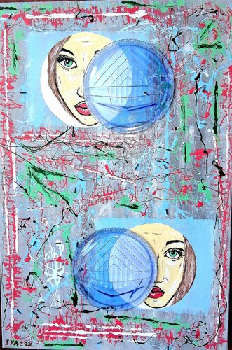 Intersesting Lil-Gemini by IYAD HASHEM, Painting for Sale on Singulart