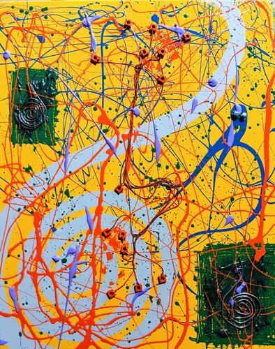 OCTOPUS'S GARDEN by IYAD HASHEM, Painting for Sale on Singulart