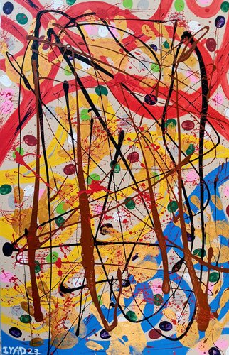 THUMBS AND HANDS by IYAD HASHEM, Painting for Sale on Singulart