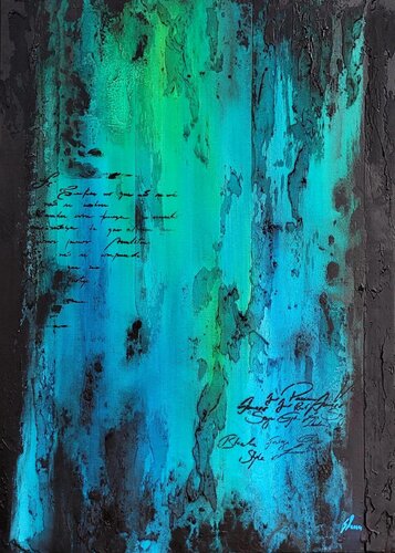 Geheimnisvolles Atlantis von Sabine Leise, Malerei kaufen auf Singulart