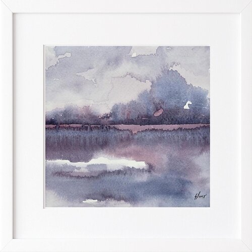 Purple Moments von Sabine Leise, Malerei kaufen auf Singulart