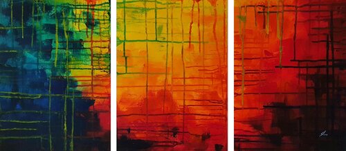 Im Netz by Sabine Leise, Painting for Sale on Singulart