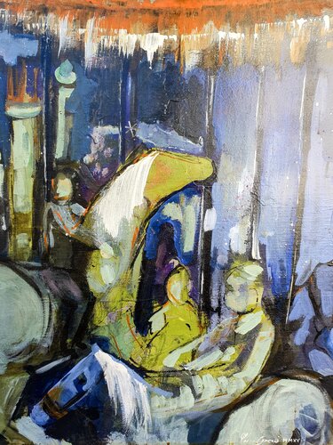 "La Giostra" par Piero Carozzi, Peinture en vente sur Singulart
