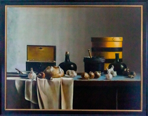 Composition with garlic and fruit Cornelis de Koning