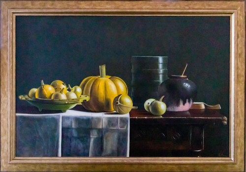 Still life with calendulas van Cornelis de Koning, Schilderij te koop op Singulart