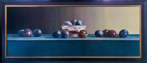 Still life with plums von Cornelis de Koning, Malerei kaufen auf Singulart