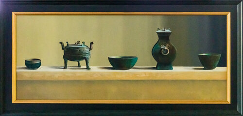 Chinese metal objects di Cornelis de Koning, Pittura in vendita su Singulart