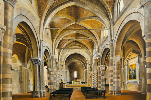 Church of Savona, Italy van Cornelis de Koning, Schilderij te koop op Singulart