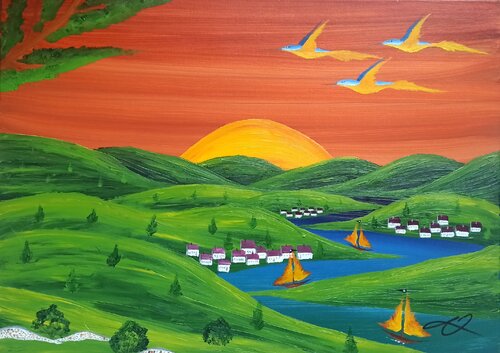 Flusslandschaft Christian Tschierske