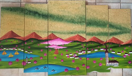 Zauber - Baum van Christian Tschierske, Schilderij te koop op Singulart