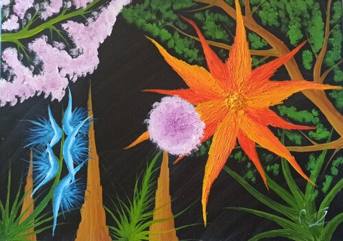 Fantasie Blumen Christian Tschierske