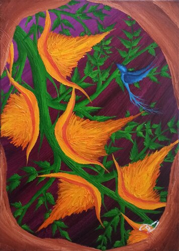 Schiffs - Blumen by Christian Tschierske, Painting for Sale on Singulart