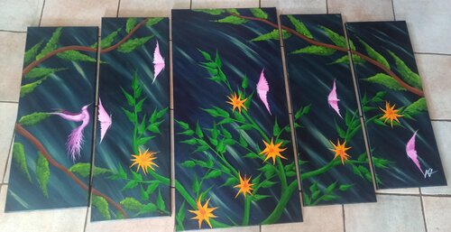 Nacht par Christian Tschierske, Peinture en vente sur Singulart
