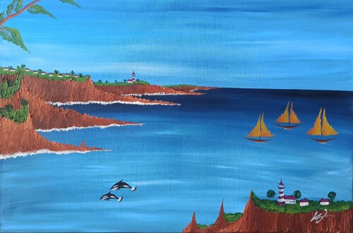 Klippen 5 di Christian Tschierske, Pittura in vendita su Singulart