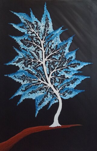 Die 4 Jahreszeiten, Der Winter par Christian Tschierske, Peinture en vente sur Singulart