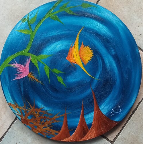 Fantasie Fisch by Christian Tschierske, Painting for Sale on Singulart