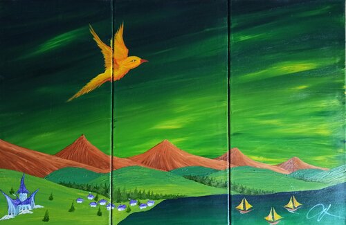 Nordland par Christian Tschierske, Peinture en vente sur Singulart