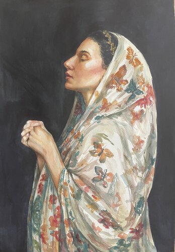 Plegaria van Rocío González, Schilderij te koop op Singulart