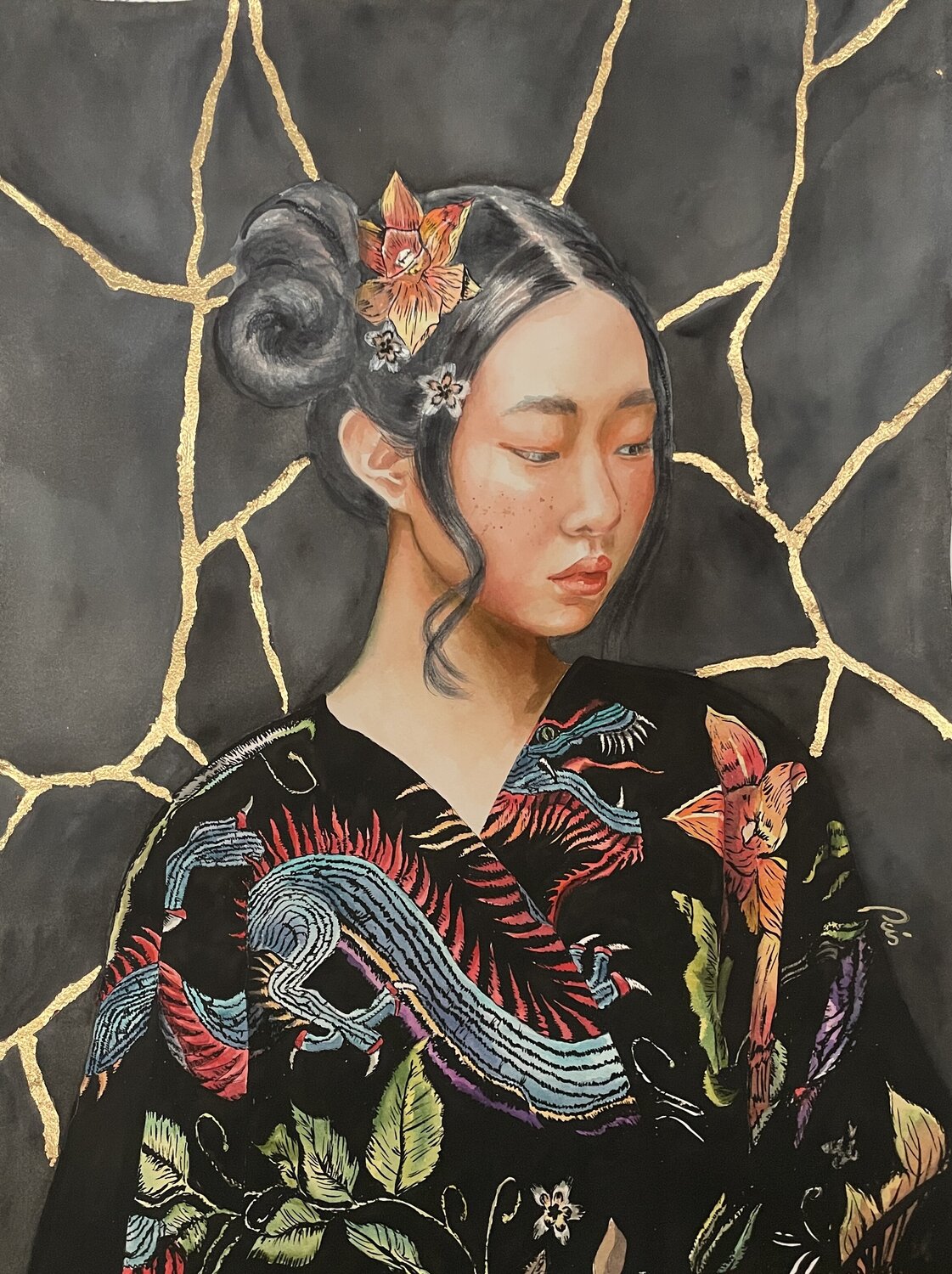 KINTSUGI EN NEGRO Rocío González