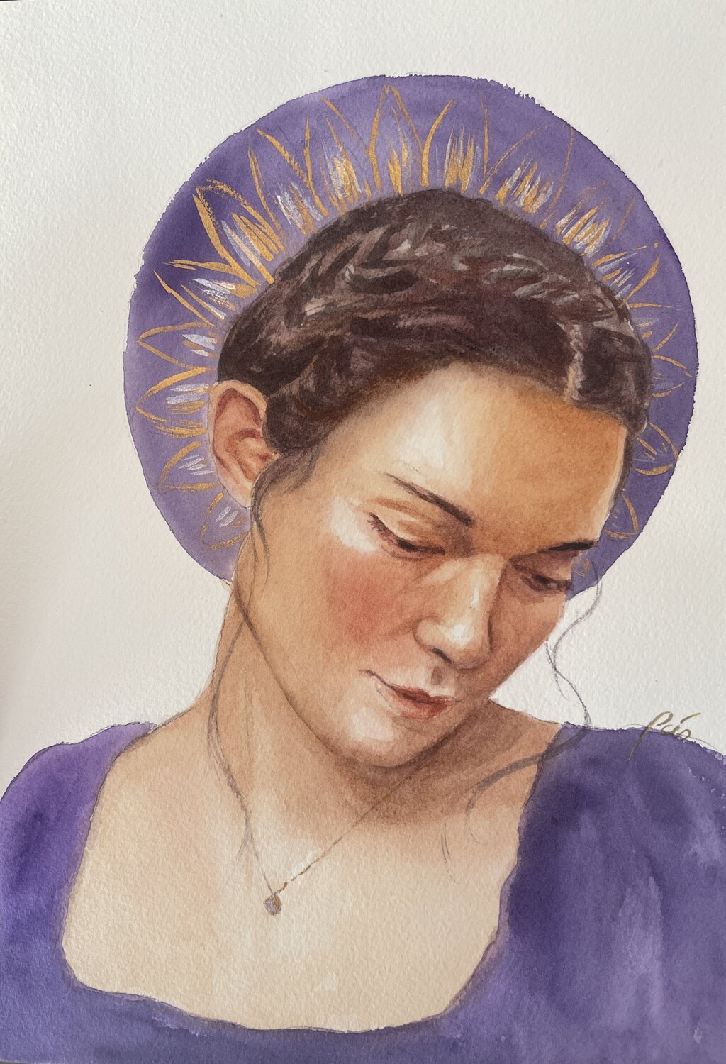 Halo violeta Rocío González