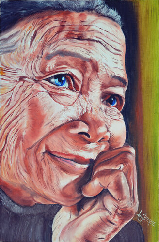 Un si doux visage van Jacques Maupas, Schilderij te koop op Singulart