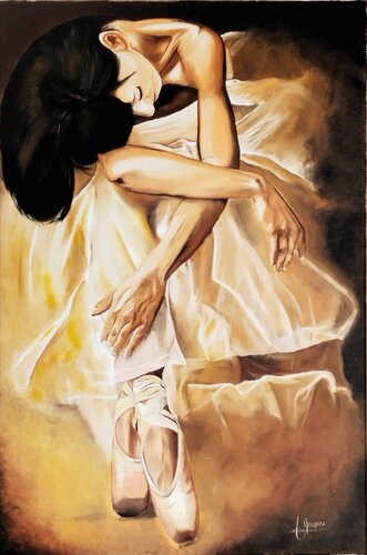 Ballerina's dream van Jacques Maupas, Schilderij te koop op Singulart