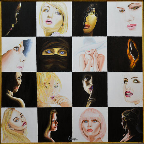 Jeu de Dames by Jacques Maupas, Painting for Sale on Singulart