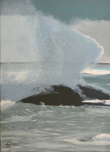 Vague d'écume by Jacques Maupas, 회화 for Sale on Singulart