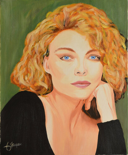 Michelle Pfeiffer de Jacques Maupas, Pintura a la venta en Singulart