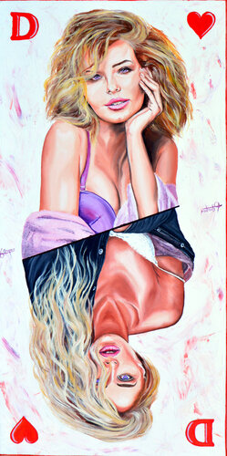 Dame de cœur by Jacques Maupas, Painting for Sale on Singulart