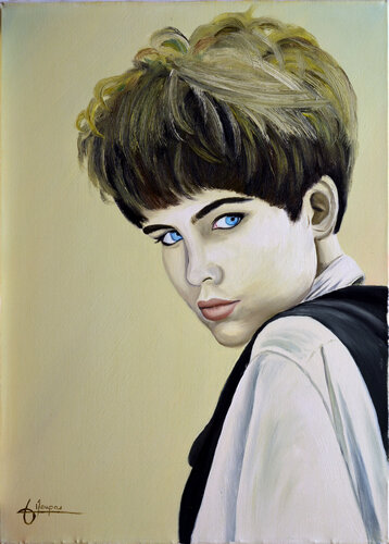 Portrait amande by Jacques Maupas, Painting for Sale on Singulart