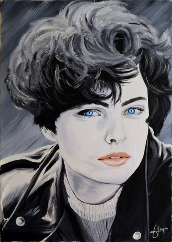 La femme en cuir by Jacques Maupas, Painting for Sale on Singulart
