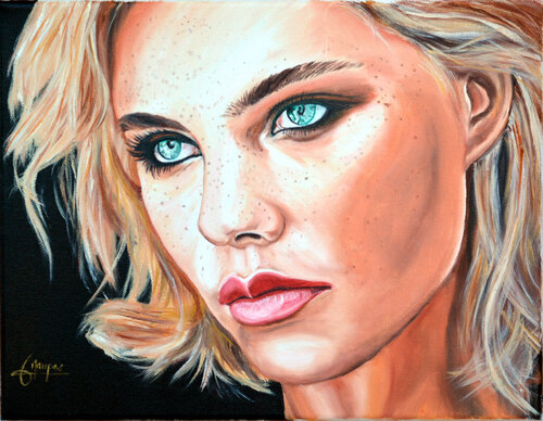 Elle a les yeux révolver by Jacques Maupas, Painting for Sale on Singulart