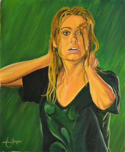 Catherine Deneuve (le Sauvage) par Jacques Maupas, Peinture en vente sur Singulart