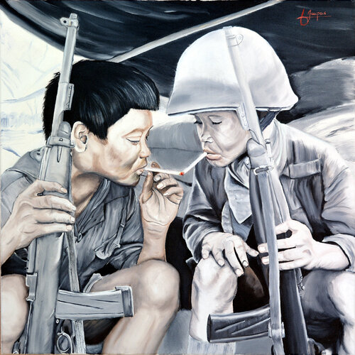 Petits frères d'arme by Jacques Maupas, 絵画 for Sale on Singulart