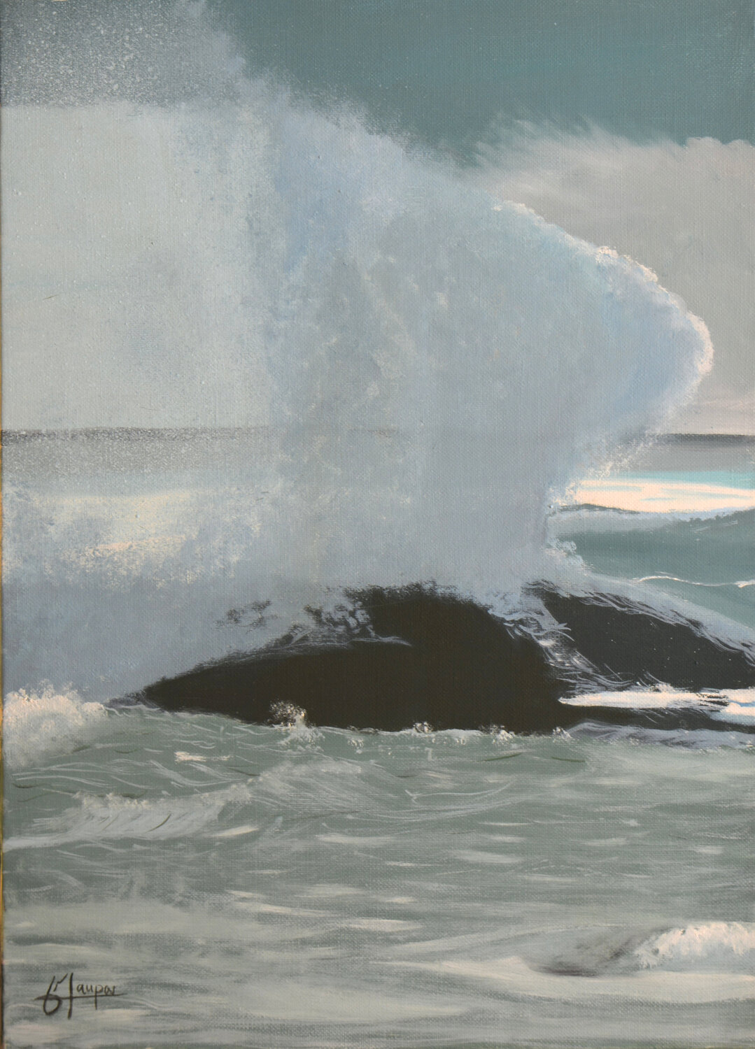 Vague d'écume Jacques Maupas