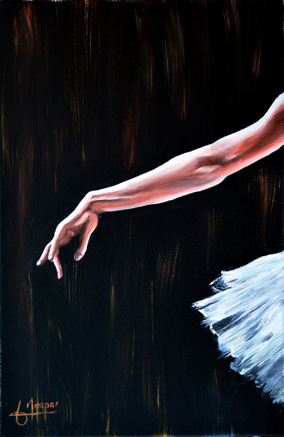 Un moment de grâce Jacques Maupas Original painting for sale