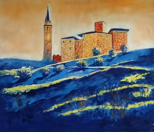 Castello di Artegna 2/4 "Estate" von Didy, Malerei kaufen auf Singulart