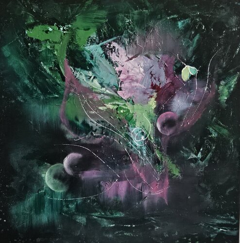 pensiero nr 2 van Didy, Schilderij te koop op Singulart