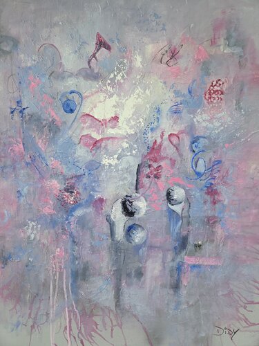 Sfiorarsi nel Silenzio van Didy, Schilderij te koop op Singulart