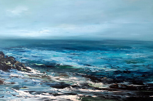 Sea Coast de Maria Slynko, Pintura a la venta en Singulart