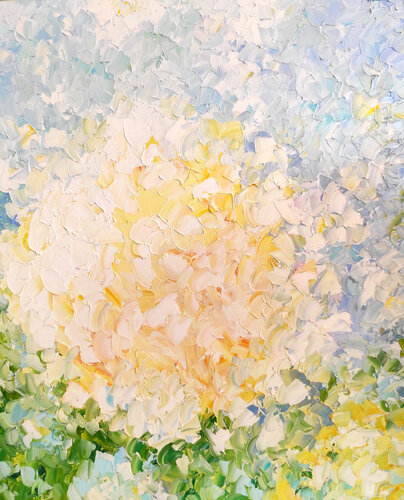White Flower by Maria Slynko, Painting for Sale on Singulart