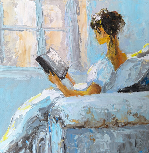 Quiet Moment van Maria Slynko, Schilderij te koop op Singulart